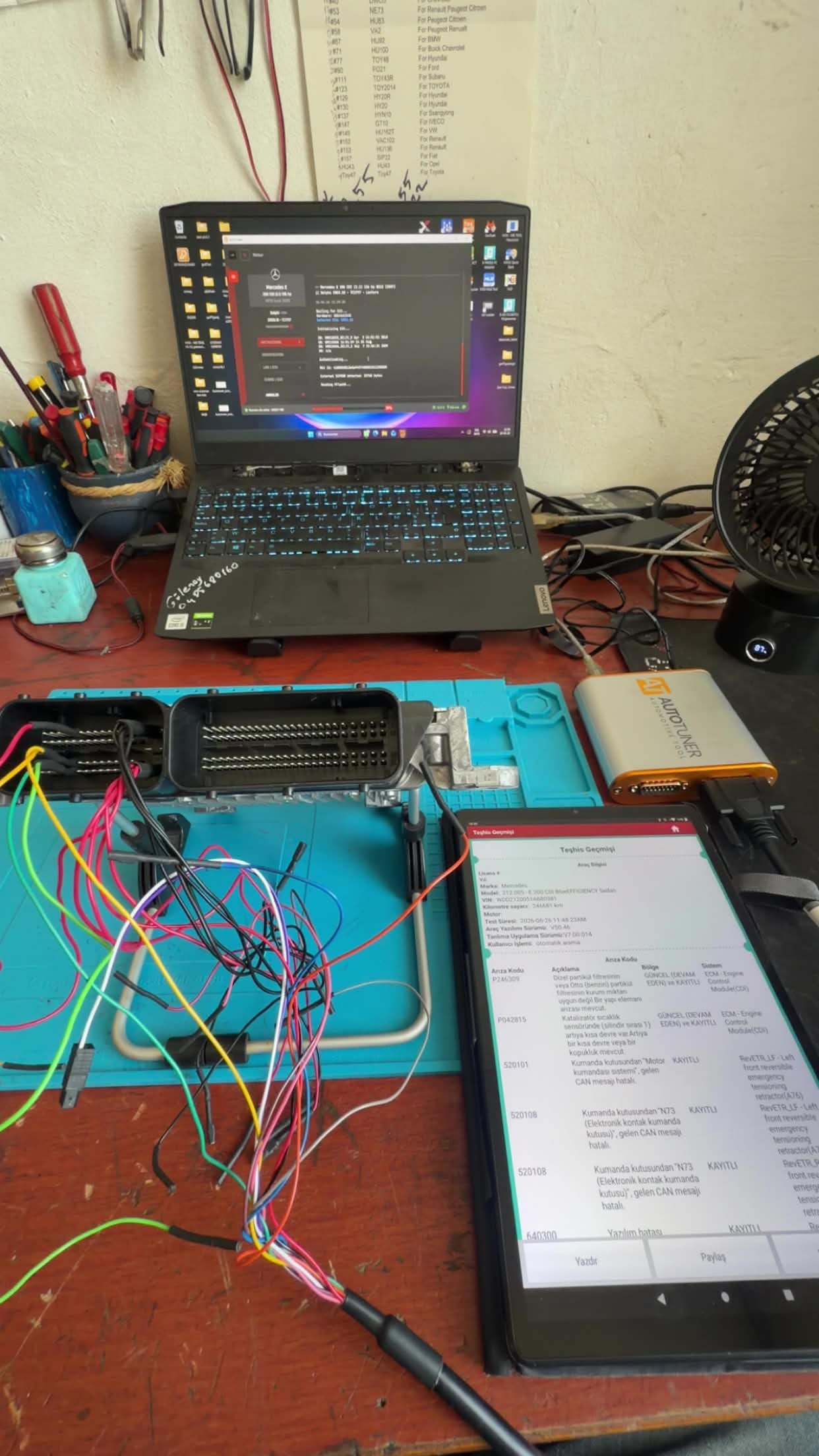 Cartographie boîte de vitesse — GY Coding